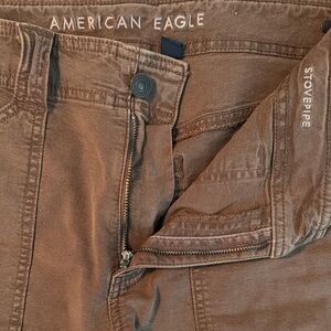 American Eagle Outfitters Brown Slim Straight Jeans